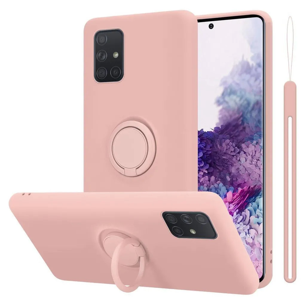 Custodia Cadorabo per Samsung Galaxy A71 4G custodia protettiva in rosa custodia del telefono cellulare TPU Etui Case Cover