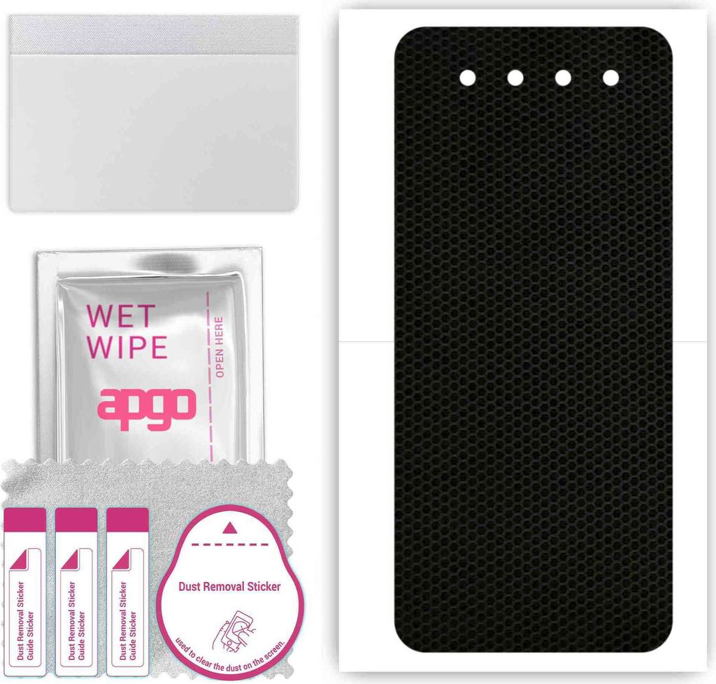 apgo Rückseite Schutzfolie, Skin, kompatibel mit vivo NEX Dual Display, Hinten Displayschutzfolie aus Vinylfolie, kratzfest, einfache Montage - Ma...