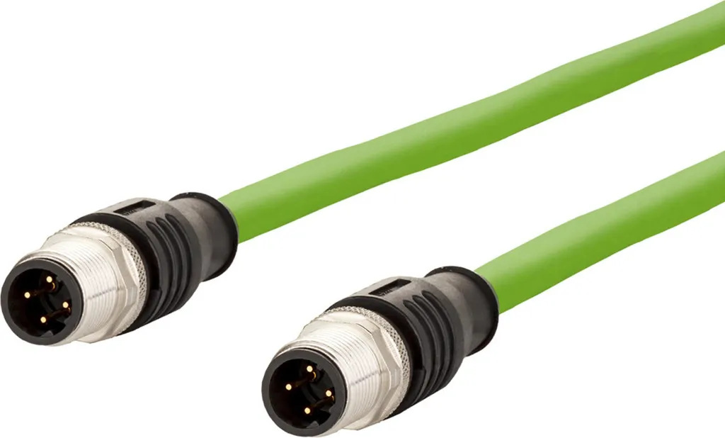 Cavo Ethernet M12 Metz Connect 142M1D11010 1m | IP67 Shielded