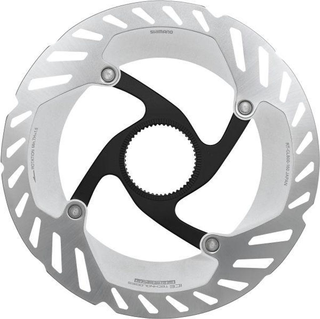 Shimano Rt-cl800 Lock Interno disco freno argento 180 mm Immagine del prodotto 