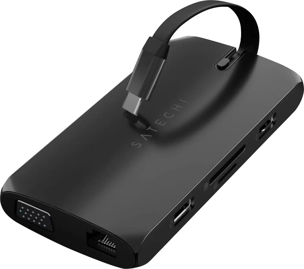Station d'accueil USB-C pour Télétravail Satechi ST-UCMBAK Noir Pro
