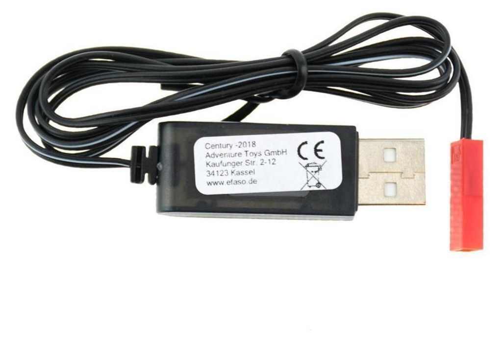 007 USB-Ladekabel | 3,7V | 250mAh | JST Stecker | U818A, Produktbild 