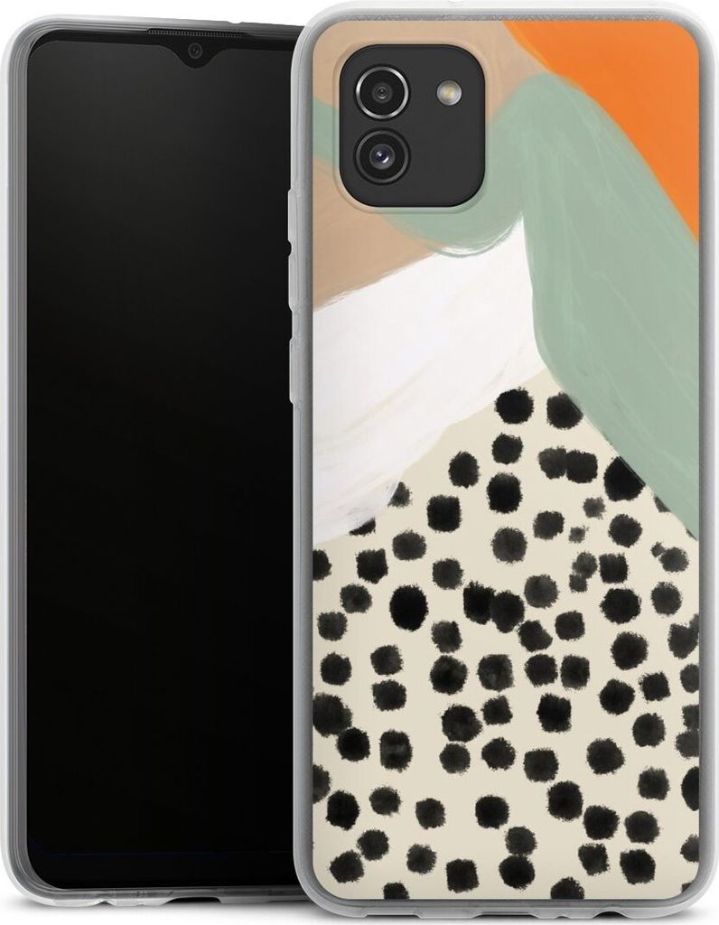 DeinDesign Handyhülle für Samsung Galaxy A03 Silikon Hülle Case Smartphone Schutzhülle Abstrakt Boho Kunst