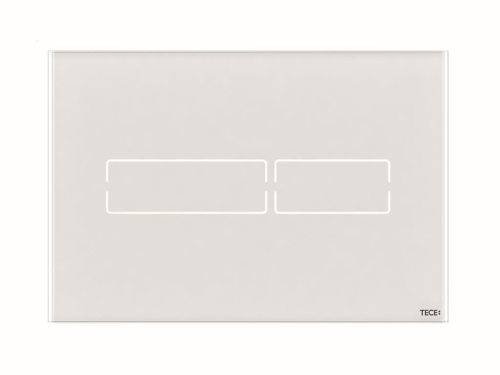 TECElux Mini WC-Betätigungsplatte mit Touch-Elektronik Glas Immagine del prodotto 