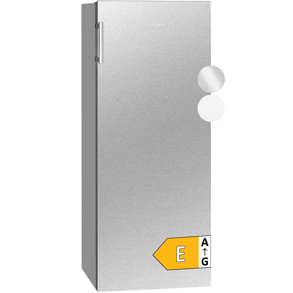 Bomann Kühlschrank ohne Gefrierfach | | 143cm | 5 Ablagen | 0°C +8°C | Getränkekühlschrank | Flaschenkühlschrank | VS 7316.1 inox