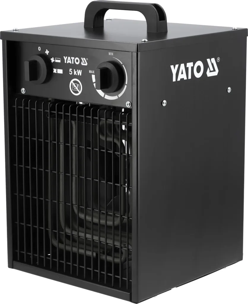 Aérotherme électrique 5000W avec thermostat et 3 vitesses de chauffe