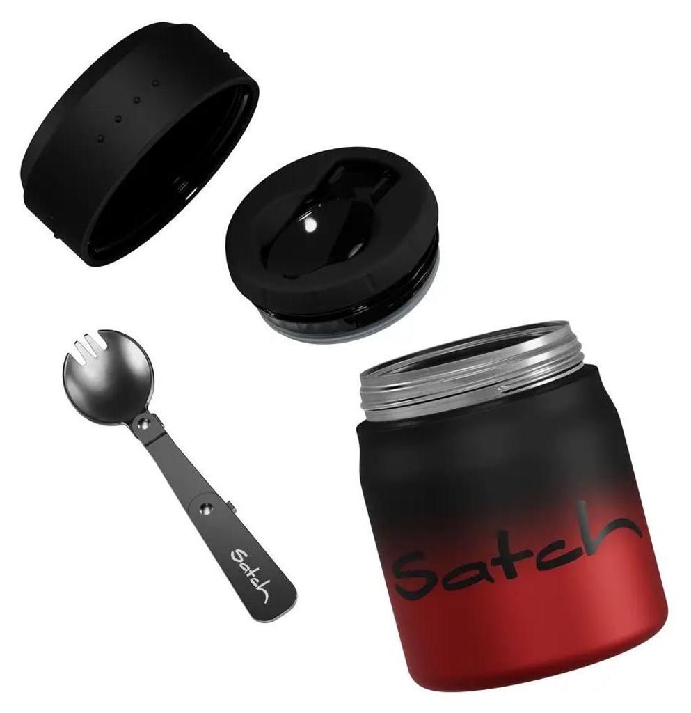 Satch Black Graffiti Thermo Lunchbox Produktbild 