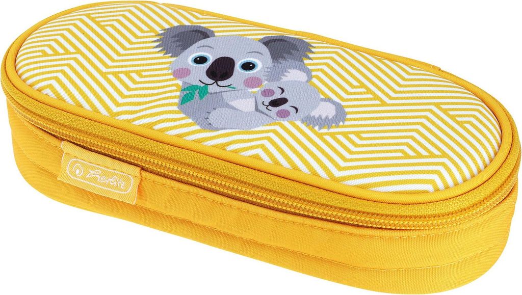Herlitz 50038947, Weiches Federmäppchen, Polyester, Gelb, Produktbild 