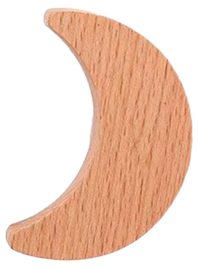 Leichter, selbstklebender Wandhaken aus Holz mit natürlicher Holzmaserung für Schulranzen, Hüte, Schals und vieles mehr.