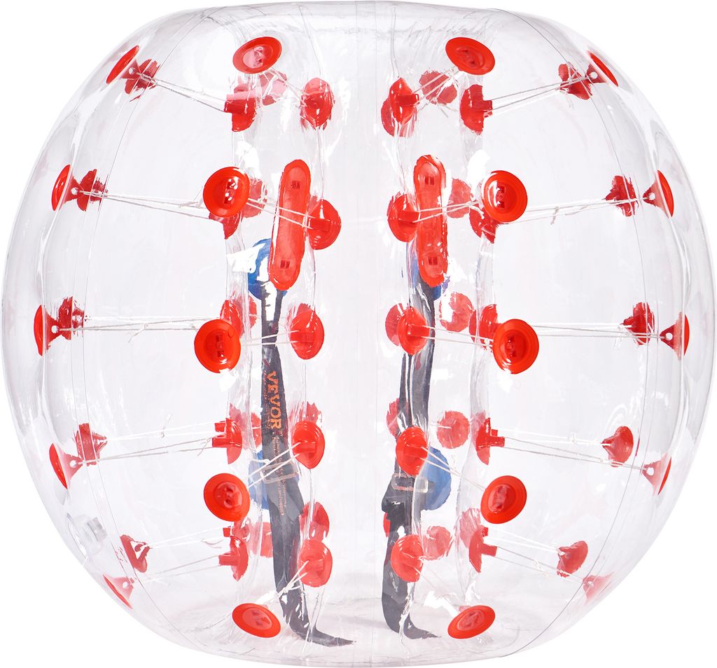 VEVOR Aufblasbarer Bump Ball Bumper Stoßball 1 Stk. 1,2 m x 1,03 m, Menschlicher Kollisionsball, PVC-Körperblasen-Bounce-Ball für Outdoor-Aktivi...