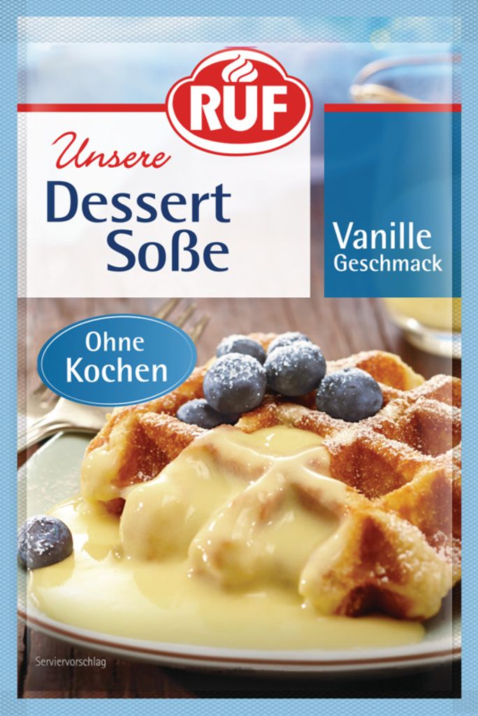 RUF Dessert Soße Vanille ohne Kochen