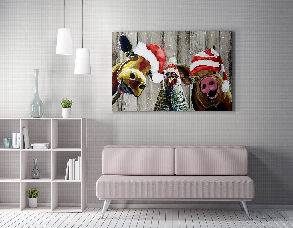 Wallity, WY268- CHB1082, Bunt, Leinwandbilder, 70 x 100 cm, 100% Leinwand