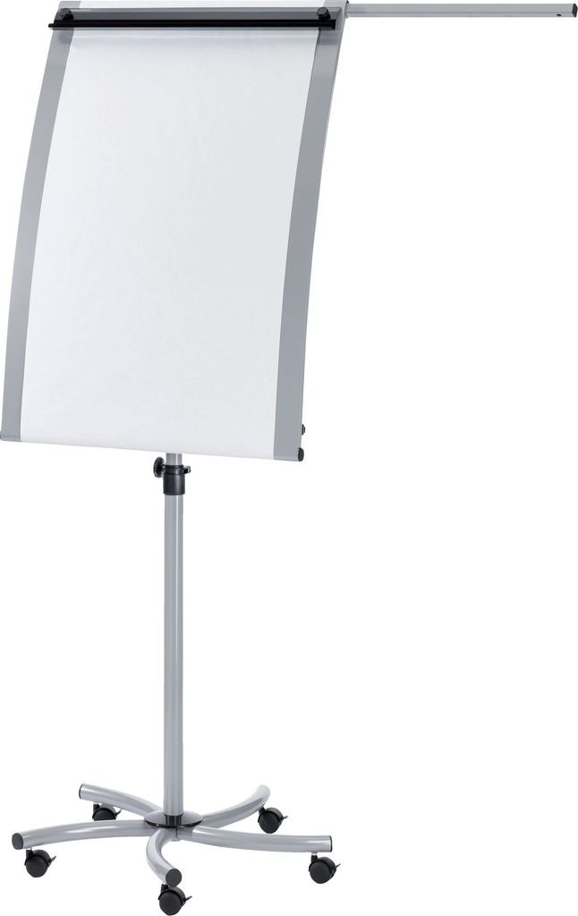 FRANKEN Flipchart EUROLine Mobil silber 700 x 1.003 mm