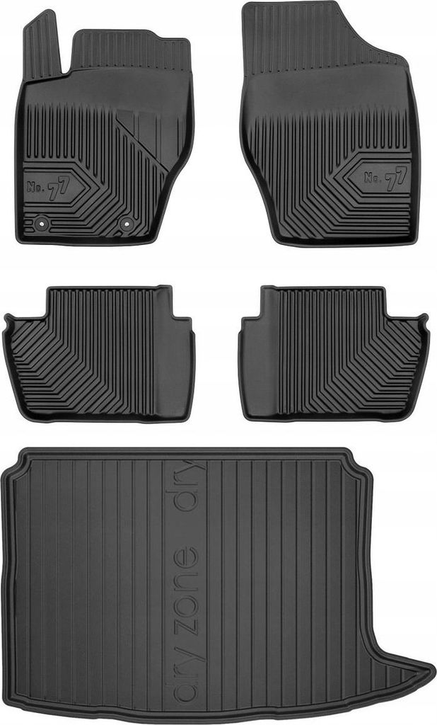 SET 77 Gummimatten und Abdeckung CITROEN C4 1 Coupé 2004-2010