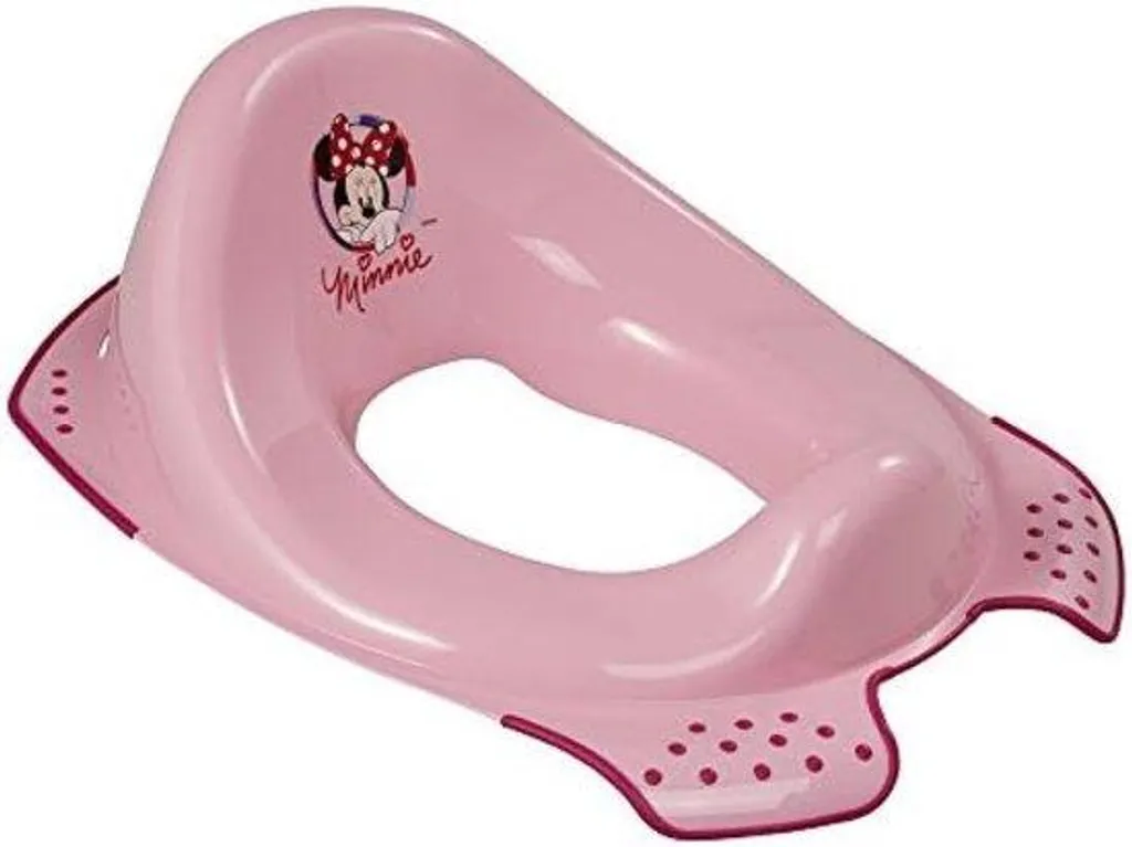 Siège de toilettes enfant rose antidérapant ergonomique de 1,5 à 4 ans