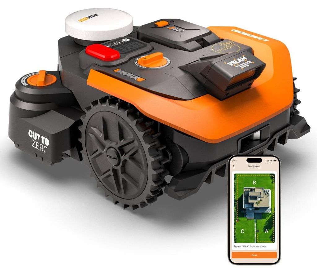 Robot tondeuse connecté WORX VISION CLOUD 2WD - Jusqu'à Image du produit 
