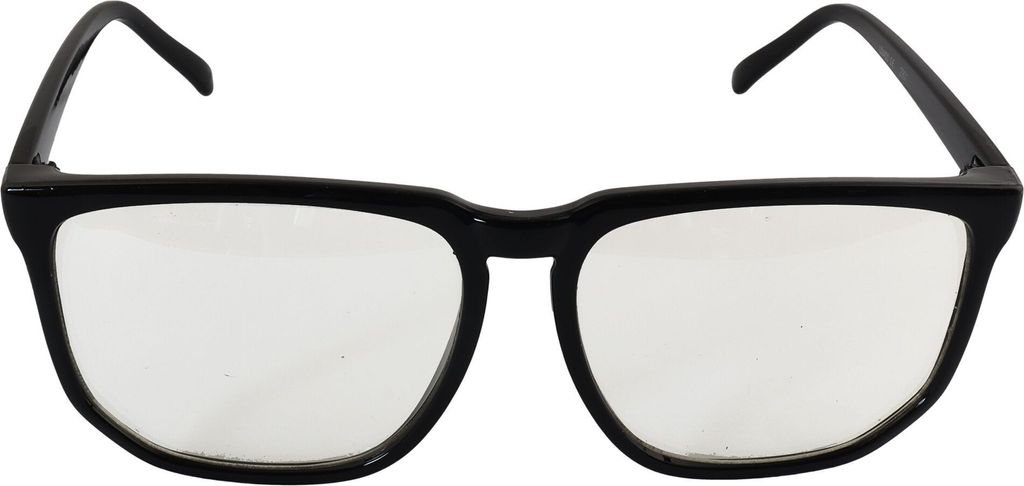 Nerd-Sonnenbrille schwarz