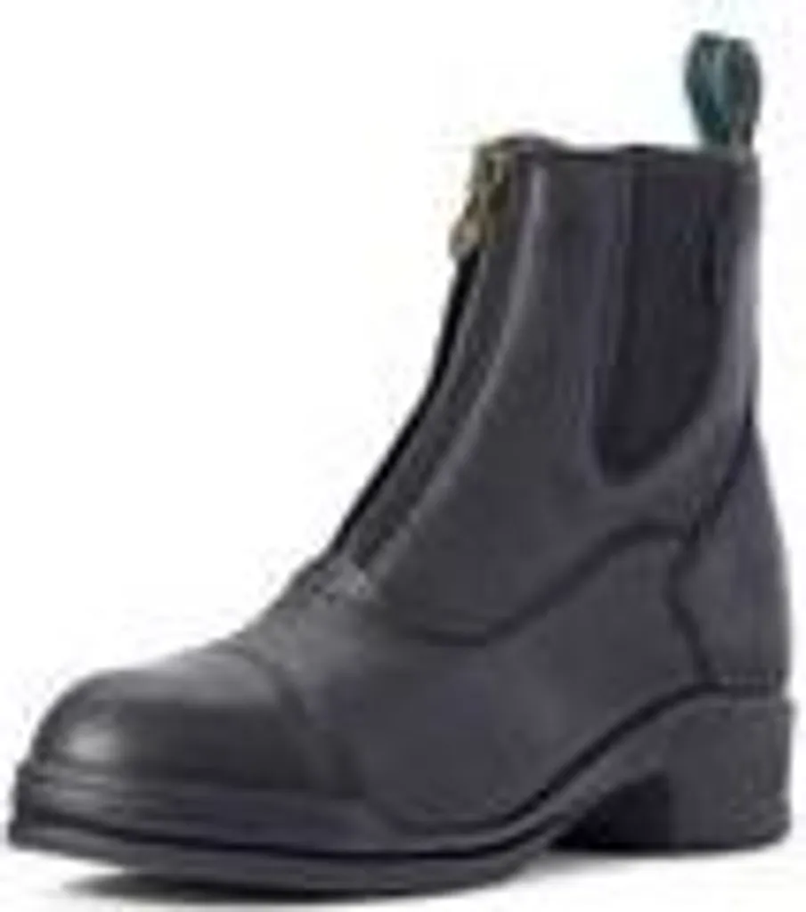 Bottines d'Équitation de Sécurité Ariat Heritage Zip Steel Toe Noir