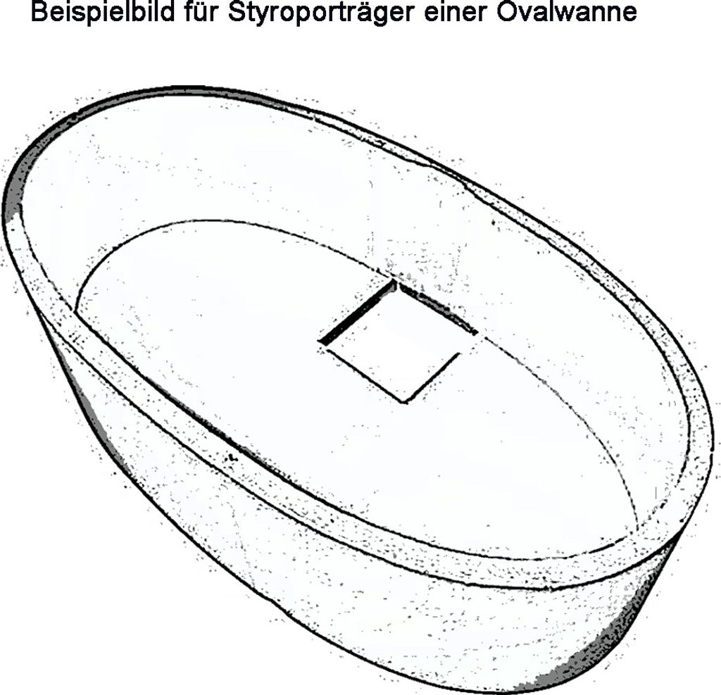 Styroporträger zu Badewanne IO