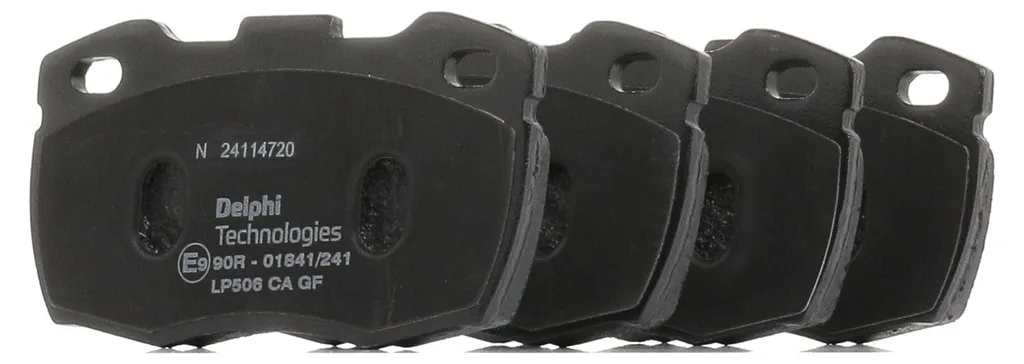 Plaquettes Delphi LP506 silencieuses pour frein à disque durable
