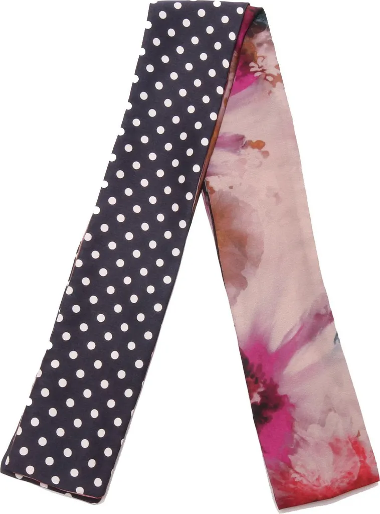 Cravatta Ascot Uomo Daniele Alessandrini 6859AC | Seta Grigia Made in Italy