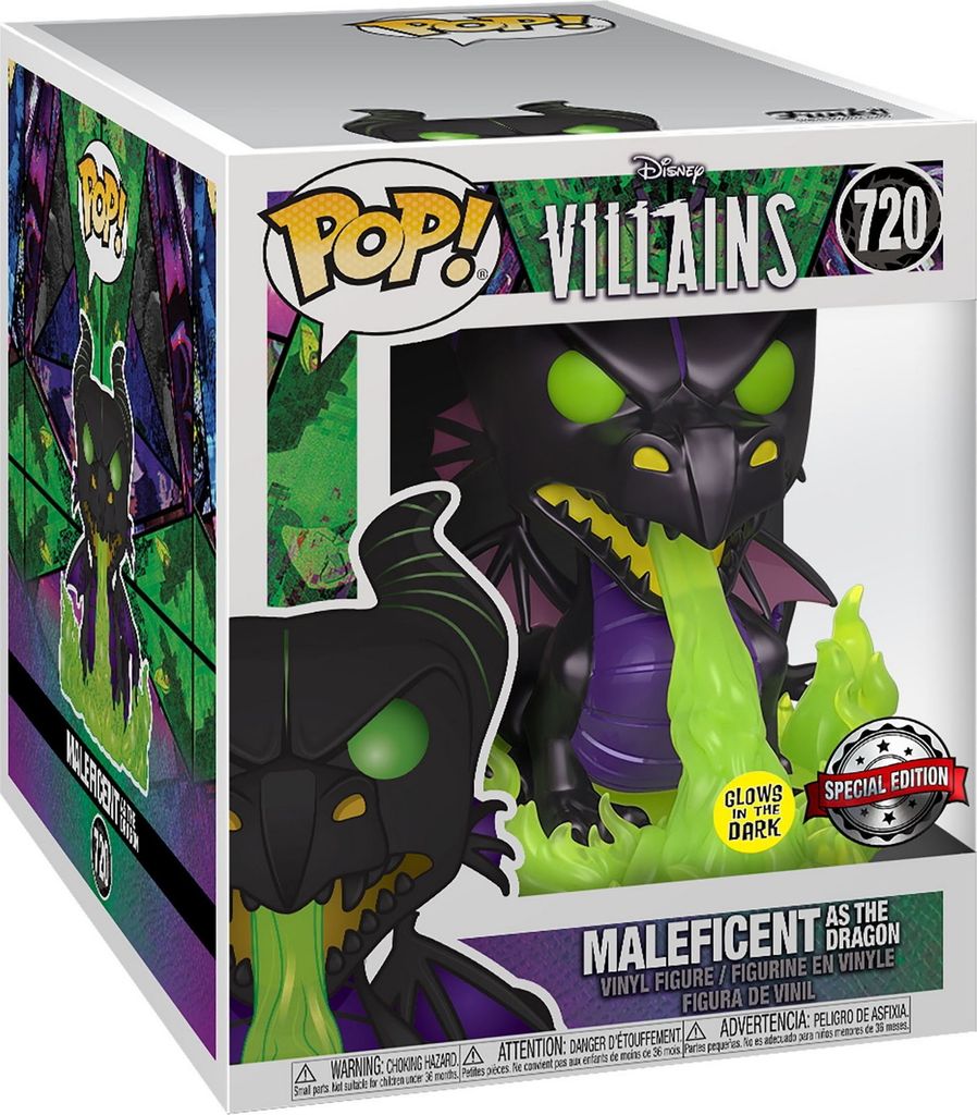 Disney Villains - Maleficent as The Dragon 720 Special Edition Glows - Funko Pop! - Vinyl Figur
