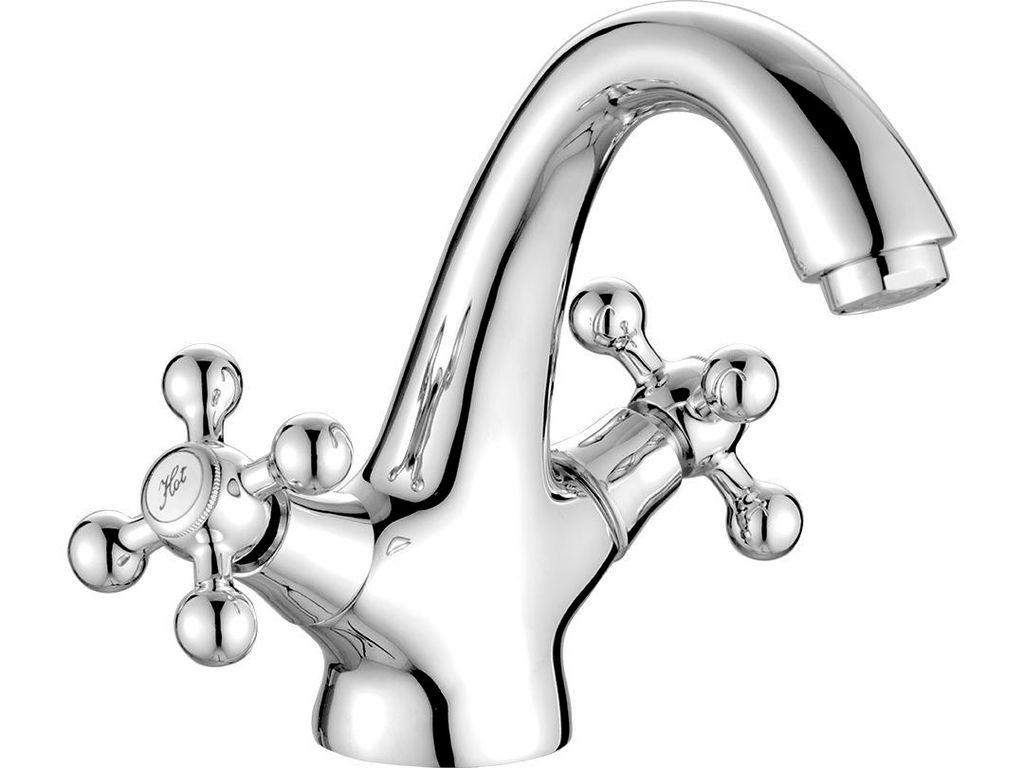 Stilo Waschtischmischer Stehend mit Stöpsel, Retro zwei Produktbild 