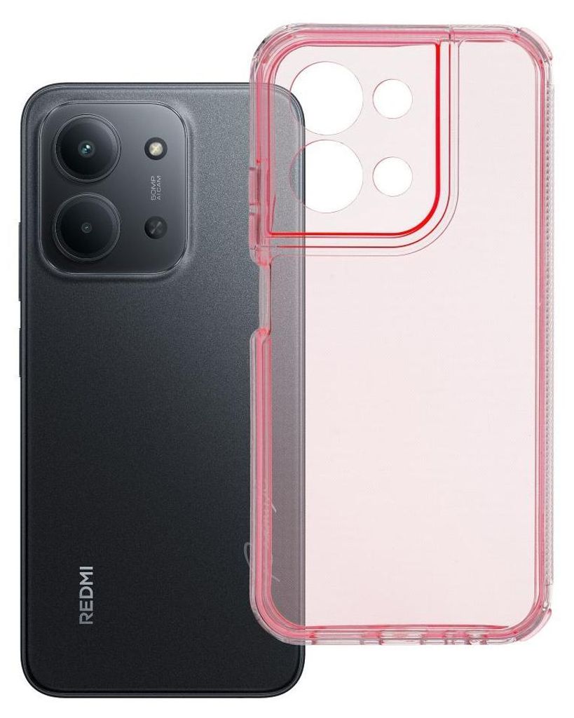 Case passend für Xiaomi Redmi 15C (173,16 x 81,07 x 8,2) Matrix Clear powder pink