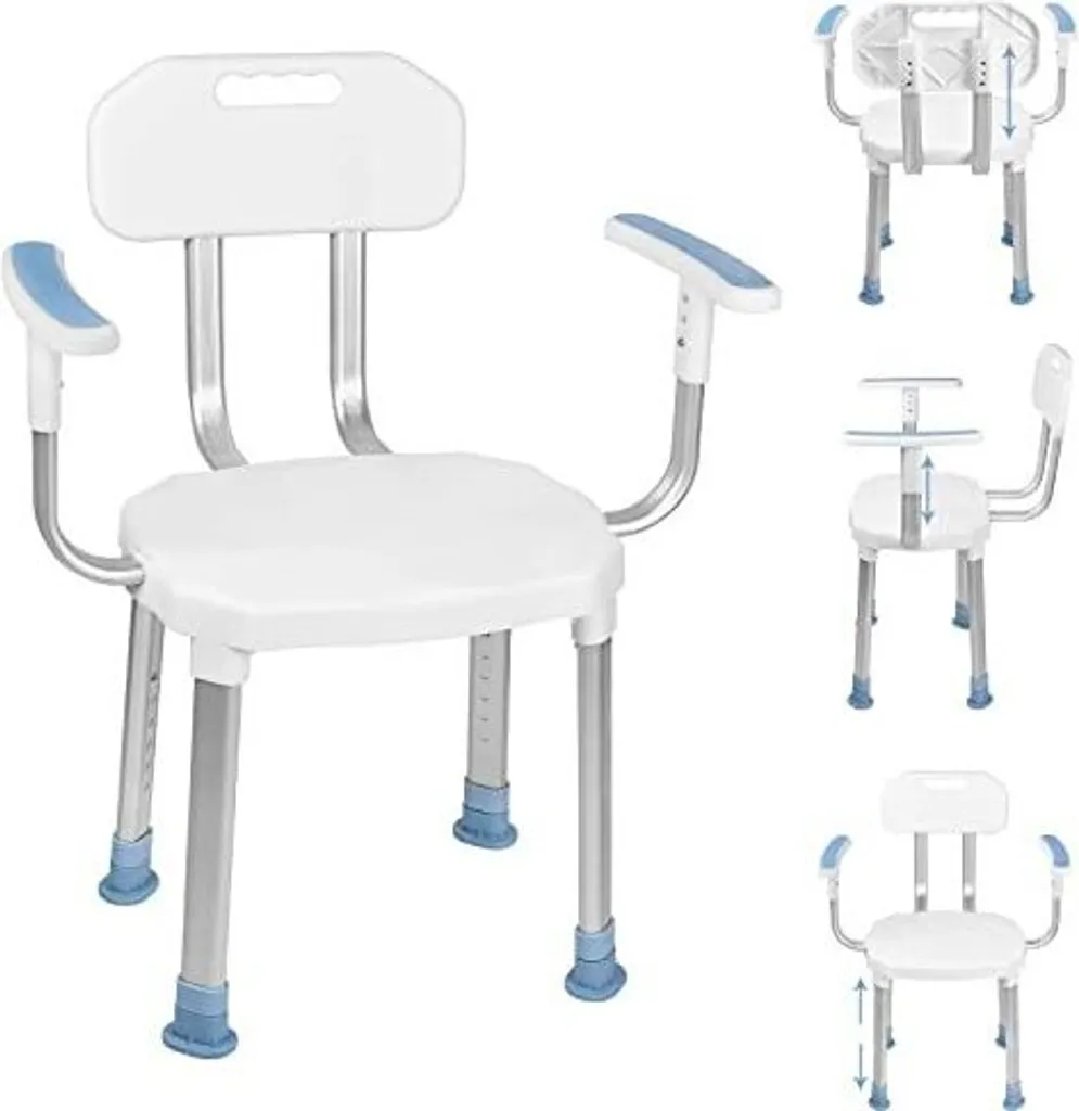 Chaise de bain pour PMR : fini les glissades avec ce siège stable 150 kg