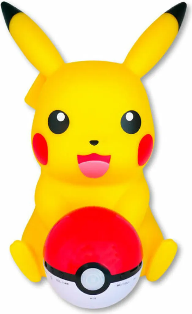 Haut-parleur Pikachu 30 cm Bluetooth avec veilleuse LED Pokemon douce