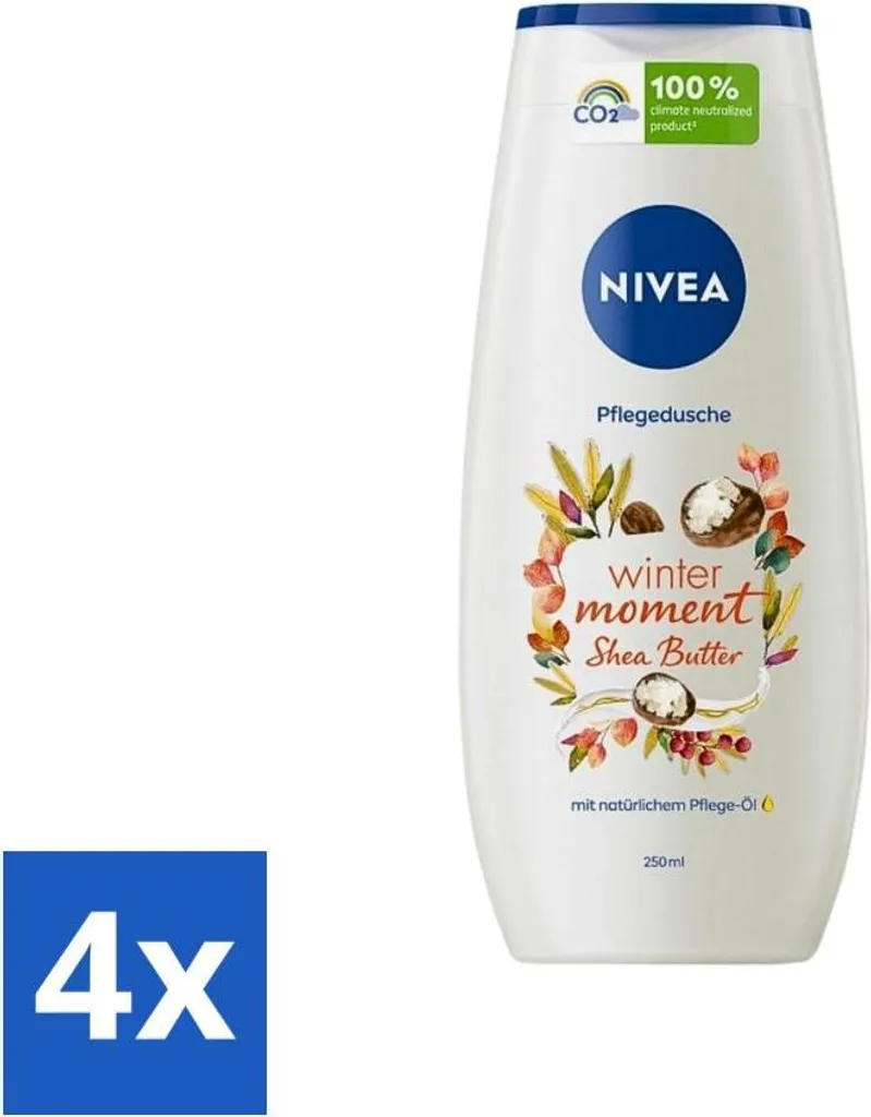 Multipack 4x Nivea Doccia Winter Moment 250ml - Offerta Risparmio
