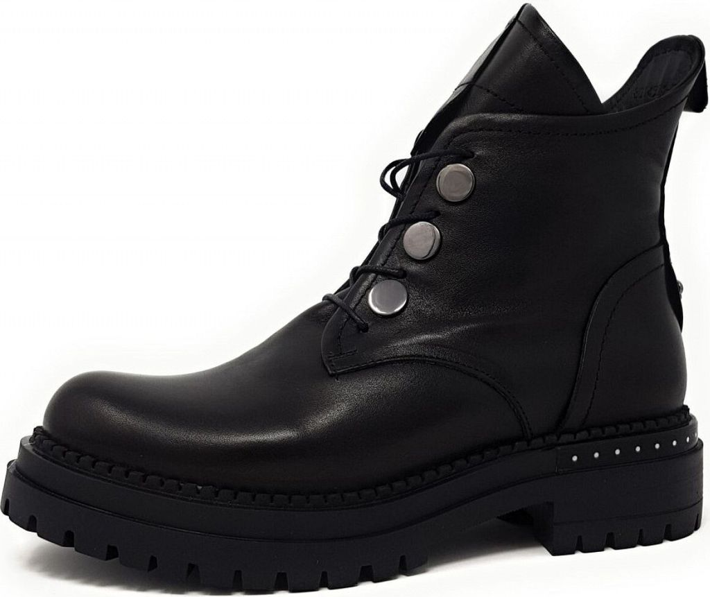 Cosmos Comfort Damen Schnürbooty Schnürstiefel Schwarz, Schuhgröße:EUR 37
