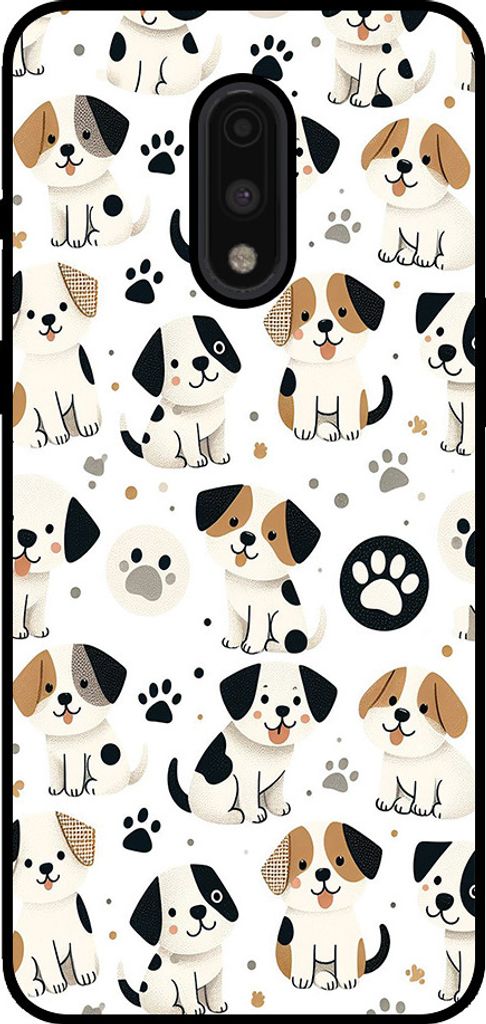 Smartphonica Telefon Fall geeignet für OnePlus 7 mit Hund drucken - TPU zurück Abdeckung Fall Hund Design
