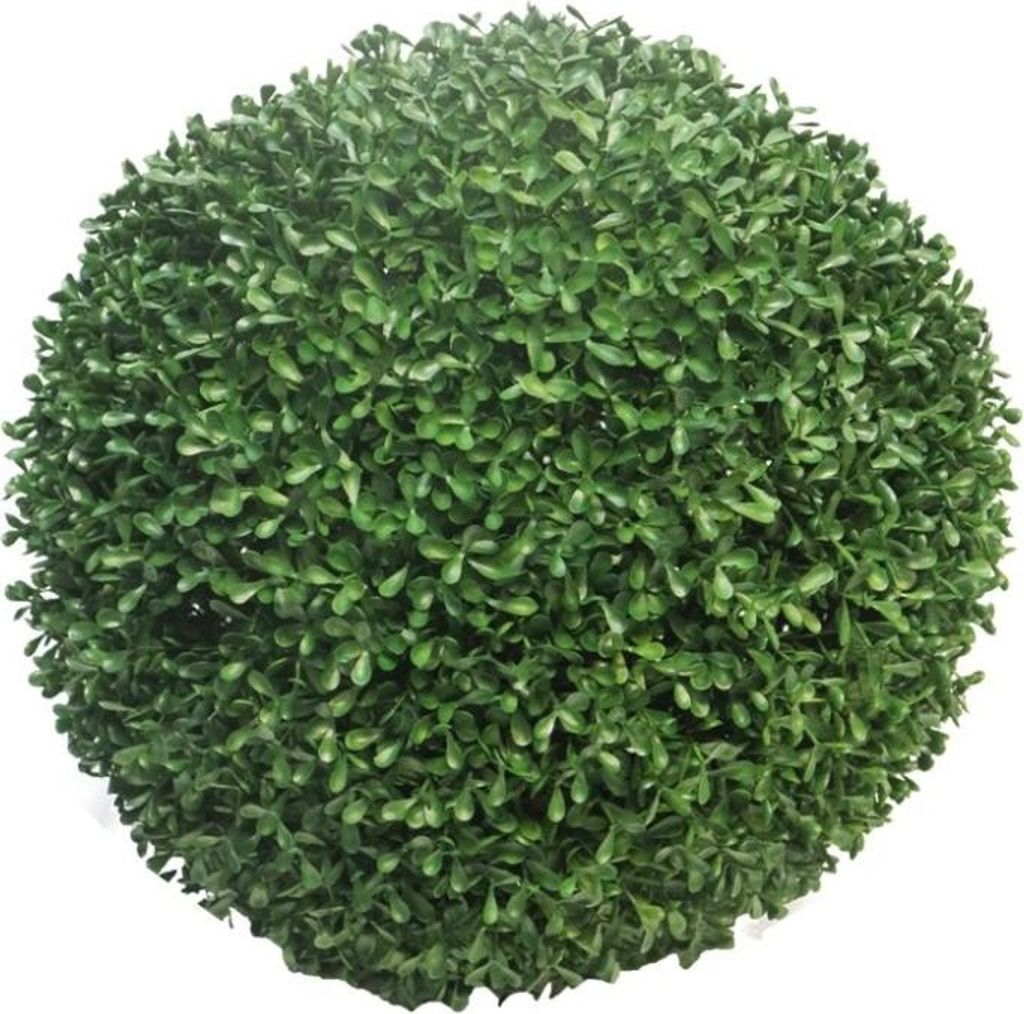 artplants.de Künstliche Buchsbaum Kugel Fritz, Kunststoffgitter, crossdoor, Ø38 cm - Deko Buchskugel