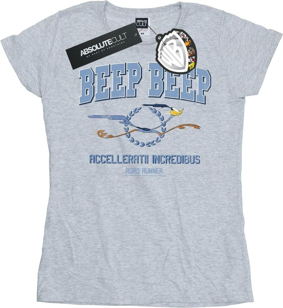 Looney Tunes - "Beep Beep" T-Shirt für Damen BI27778 (XXL) (Grau)