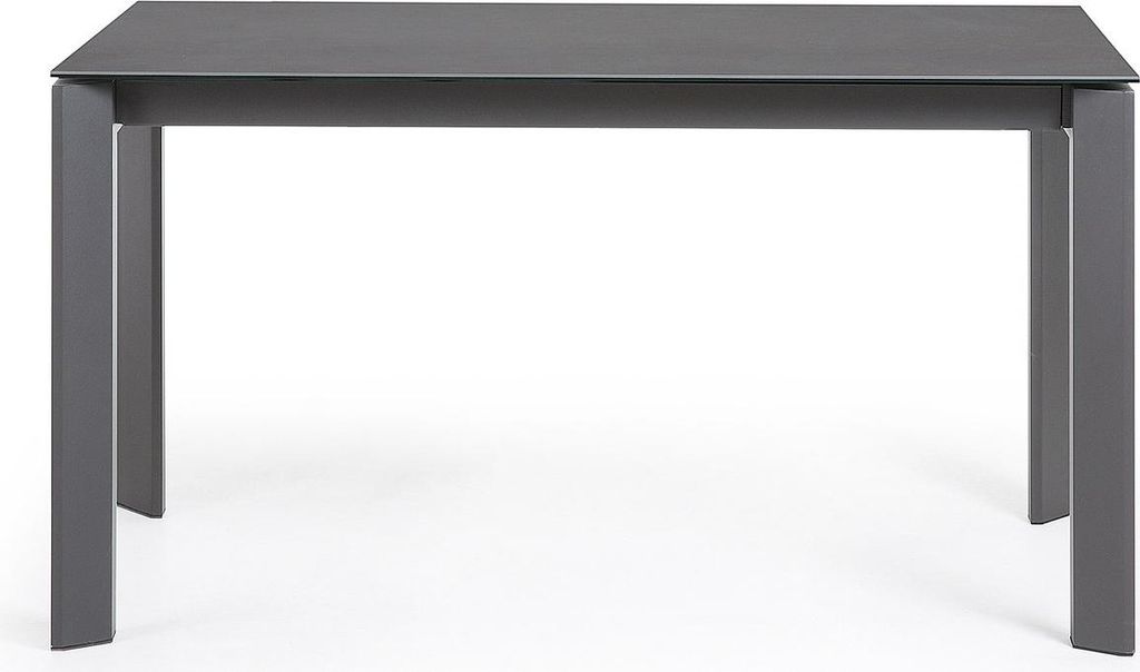 Tisch Axis ausziehbar 140 (200) cm Keramik Grau anthrazit Beine