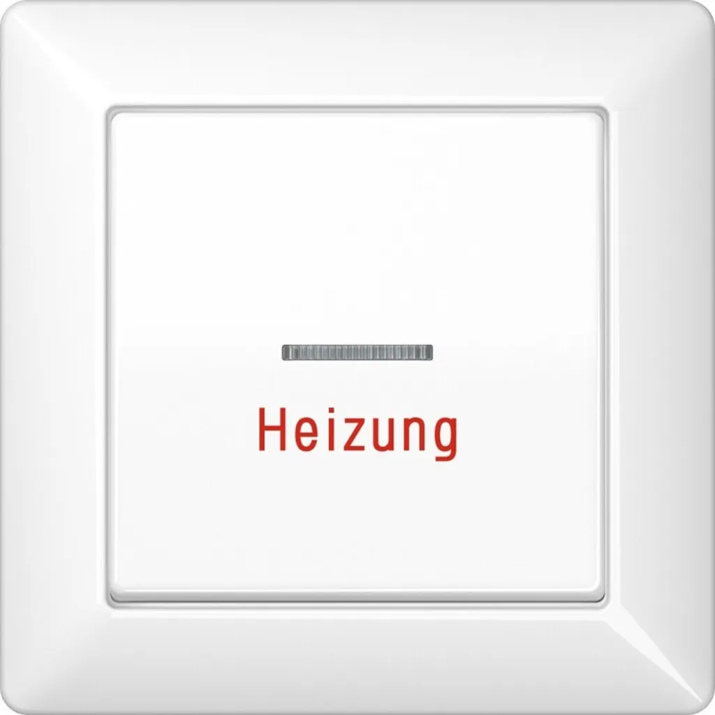 Cache pour Interrupteur JUNG AS500 - Finition Blanc Alpin Haute Brillance
