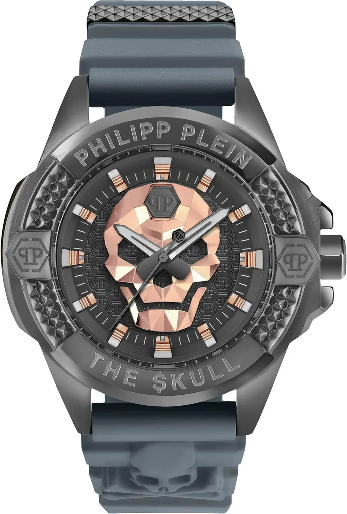 Philipp Plein The Skull PWAAA2324 Montre Quartz Homme en Acier Noir