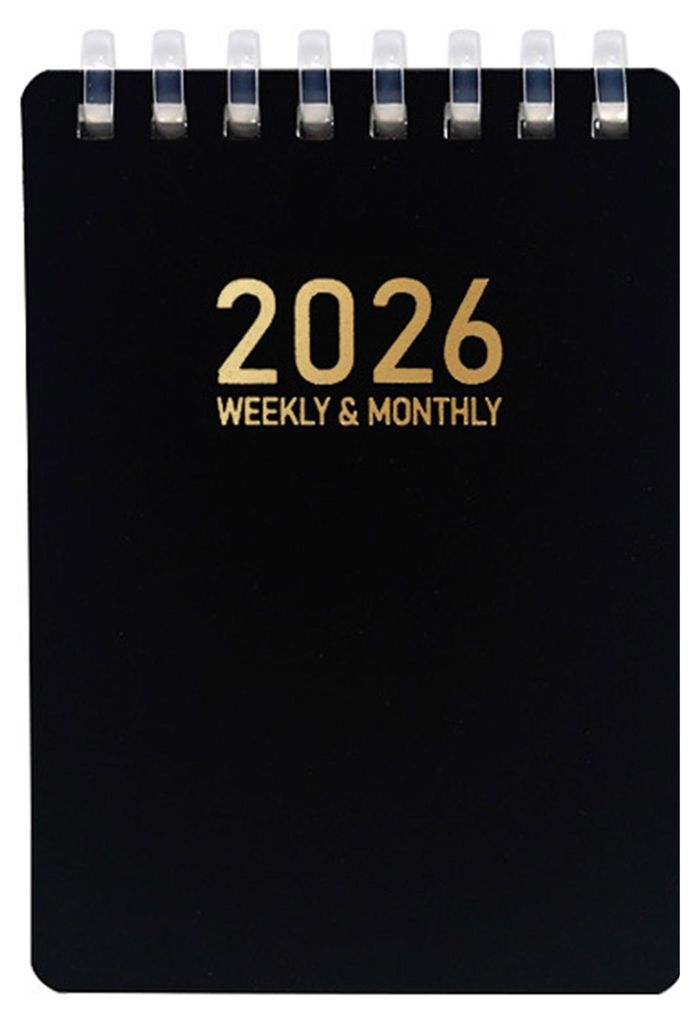 Tagesplaner 2026, A7-Taschenformat, Spiralbindung, Notizbuch für Jura, Pflege, Skizzieren, Büro, Aufgabenorganisation, Arbeits- und Studienplanung