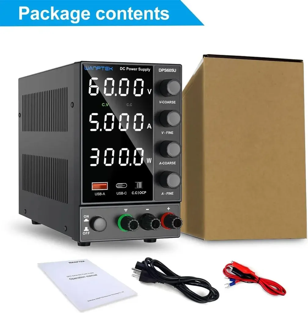 Alimentation DC DPS605U 60V 5A avec charge rapide USB-A et Type-C - 2