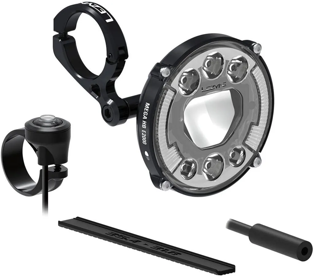 Éclairage avant Lezyne E-bike Mega Hb Stvzo E2000 puissant 2000 lumens