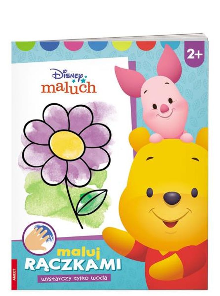 Disney Maluch Maluj Rączkami - Opracowanie Zbiorowe (Malbücher für Kinder auf Polnisch)