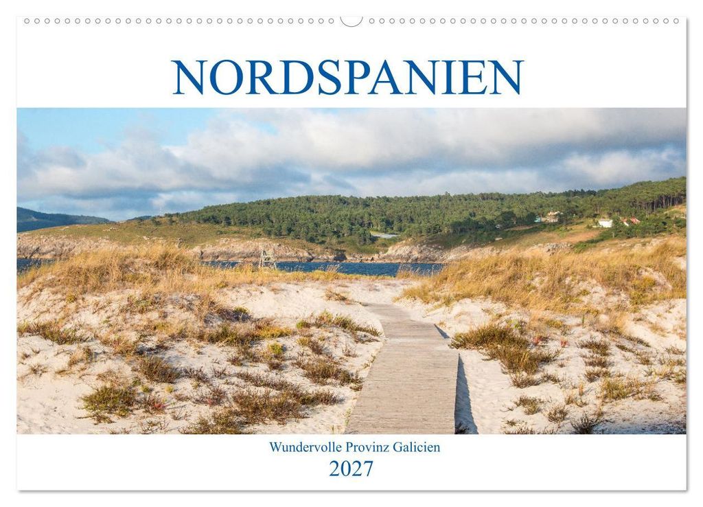 Nordspanien - Wundervolle Provinz Galicien (Wandkalender 2027 DIN A2 quer), CALVENDO Monatskalender