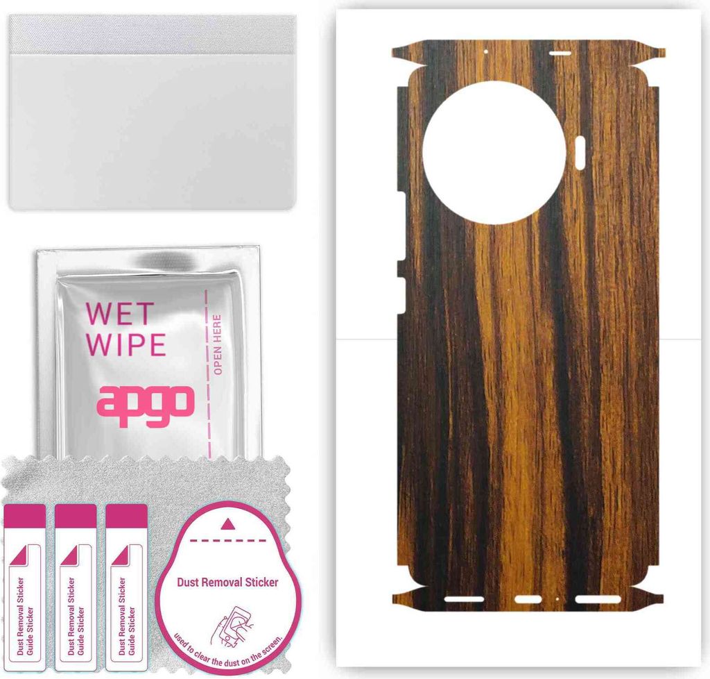 apgo Rückseite + Seiten Schutzfolie, Skin, kompatibel mit Tecno Spark 20 Pro+ Plus, Hinten Displayschutzfolie aus Vinylfolie, kratzfest, einfache ...