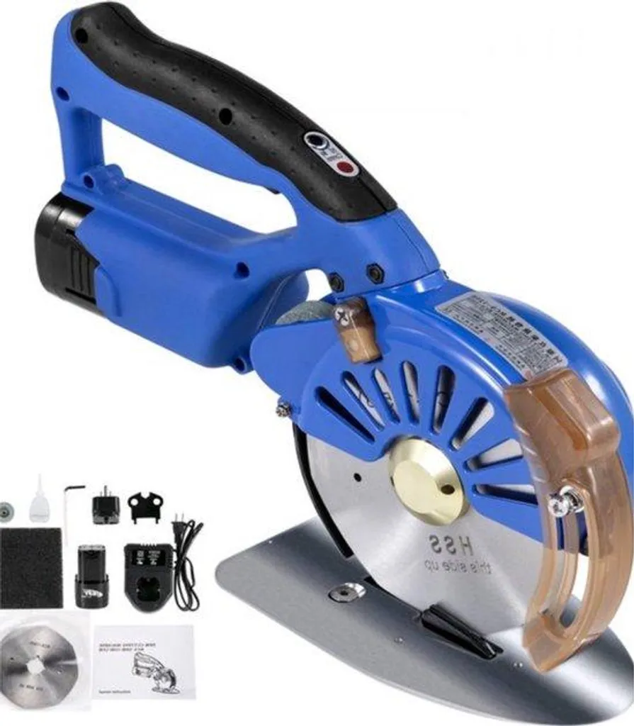 Ciseaux électriques rotatifs Blauw 125 mm avec lame en acier haute dureté