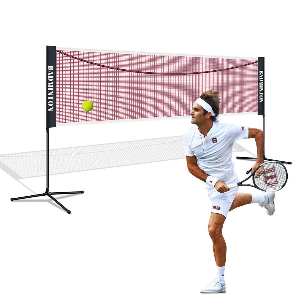 SWANEW Badmintonnetz Höhenverstellbar Tennisnetz Produktbild 