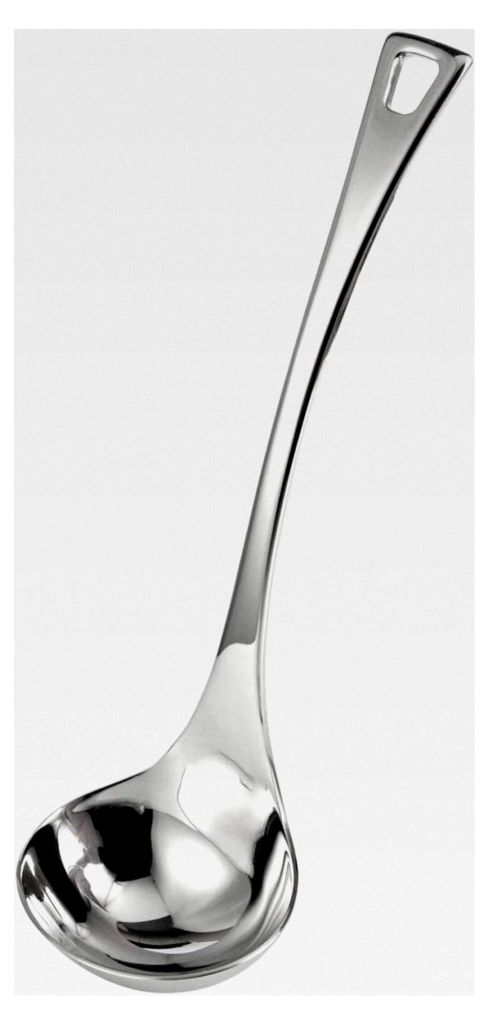 Schöpflöffel 22 cm aus hochwertigem 18/10 Edelstahl für Suppen und Saucen – Poliert und spülmaschinengeeignet – Ideal für Küche und Gastr...