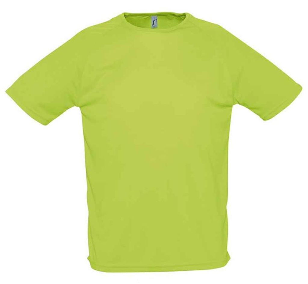SOLS - "Sporty" T-Shirt für Herren Raglanärmel LT2546 (S) (Apfelgrün)