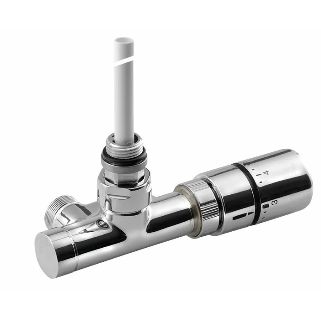 Raccordement radiateur monotube chrome 50mm pour rénovation efficace