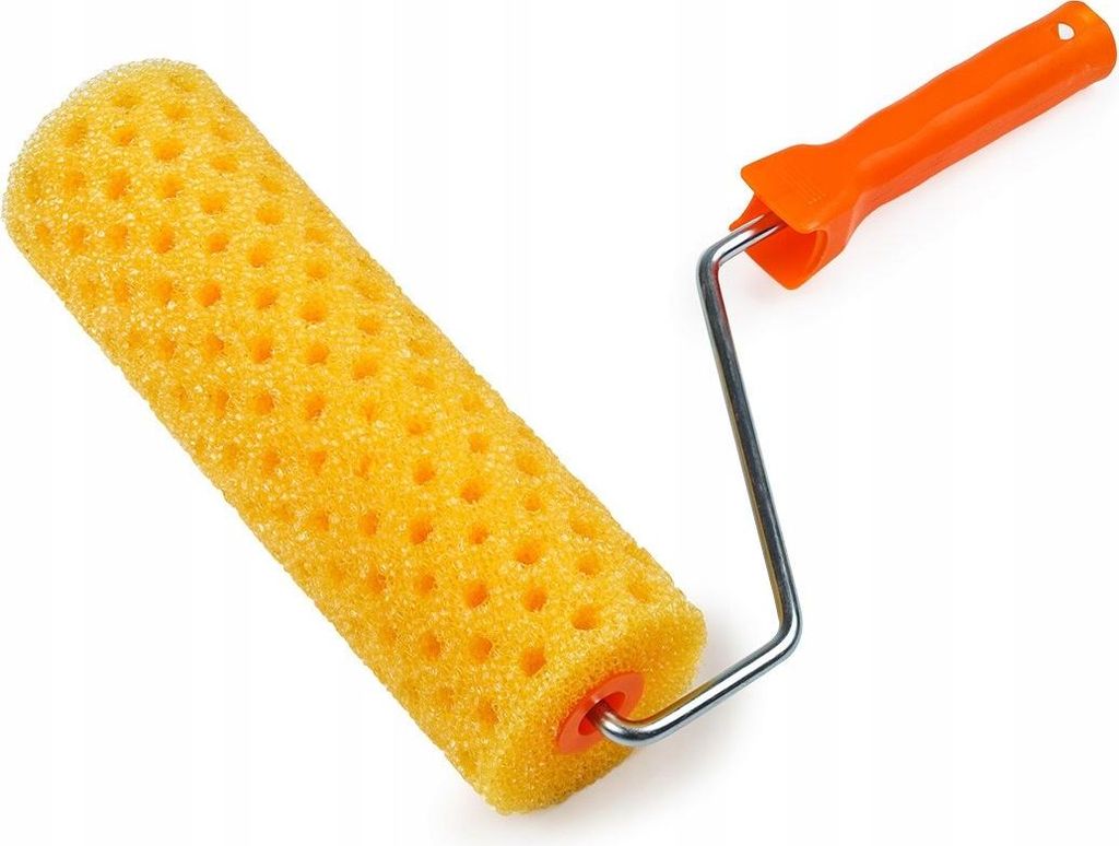 Wałek malarski gąbkowy strukturalny dziury z uchwytem 25 cm Zdjęcie produktu 